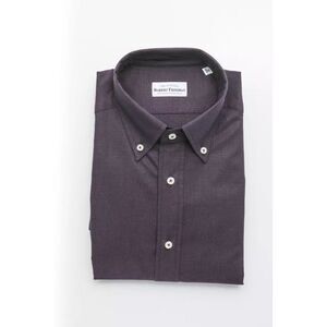 Robert Friedman Black Cotton Men's Men's Shirt